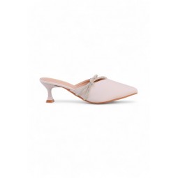 SHOEPOINT 67120 Women Strap Mules in Lilac Purple